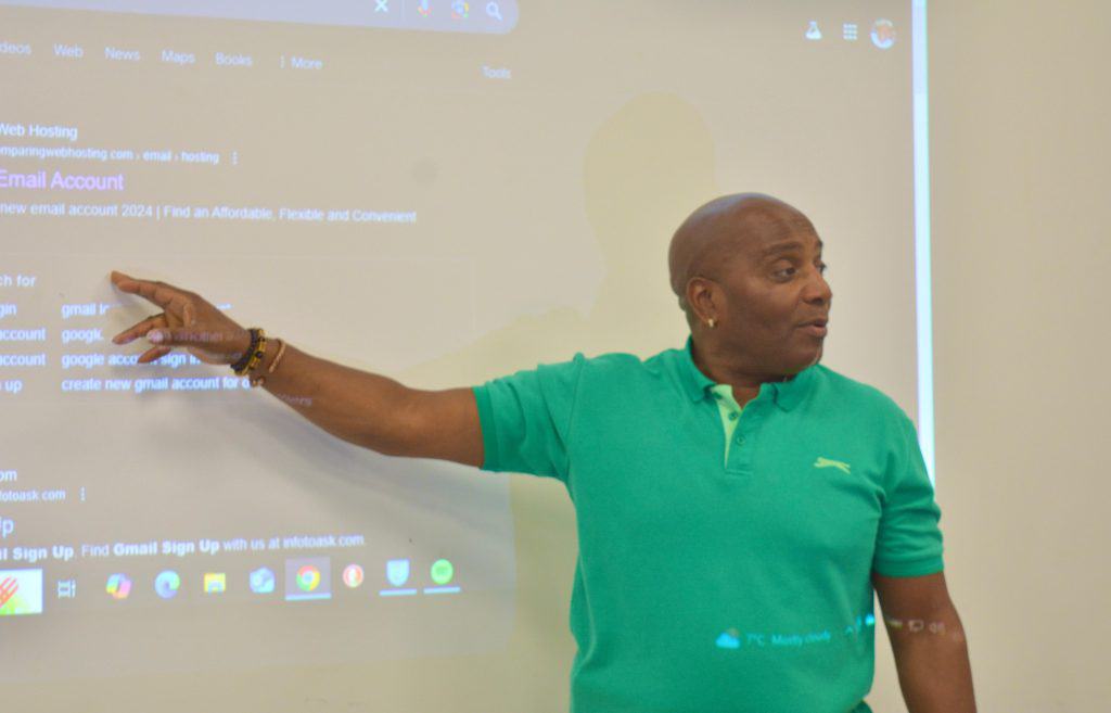 Empowering communities meeting Lennie Prosper continued his series on digital inclusion